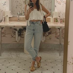 Paper London White Emely Lace Crop Top UK6 (US XS-S)